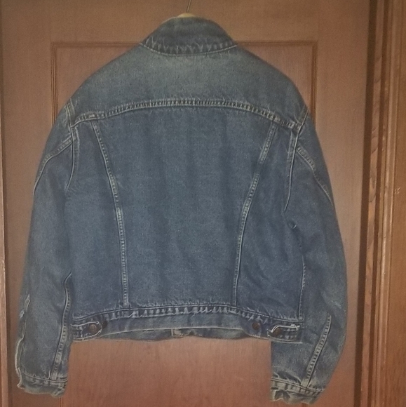 Vntg. Levi's 527 Trucker Blanker Lined Jacket - Picture 4 of 13